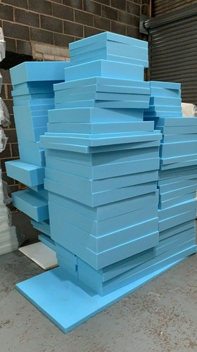 Schiuma per tappezzeria blu